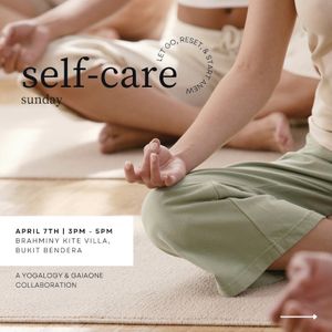 Poster for Self-care Sunday