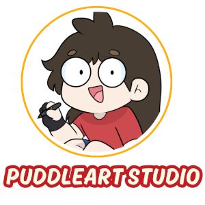 event poster for Puddleart Studios