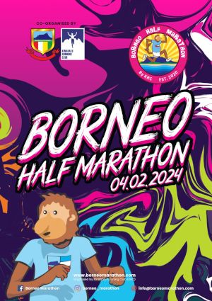 poster for Semi-marathon de Bornéo