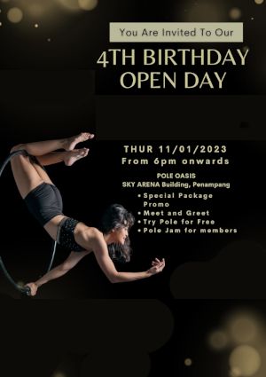 poster for Pole Oasis Open Day