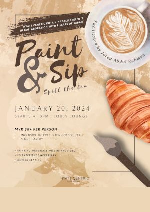 poster for Paint & Sip