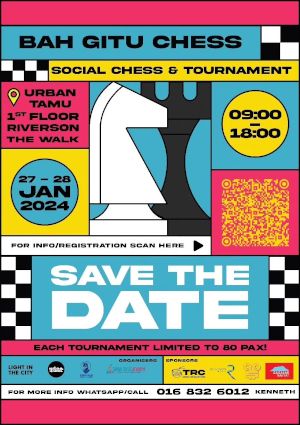 poster for Bah Gitu Chess: Social Chess & Tournament