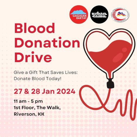 activity poster for Blood Donation Drive