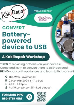 poster for Convertir un appareil alimenté par batterie en USB