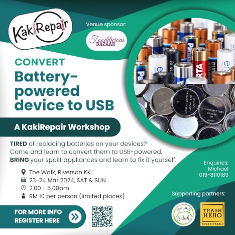 activity poster for Convertir un appareil alimenté par batterie en USB