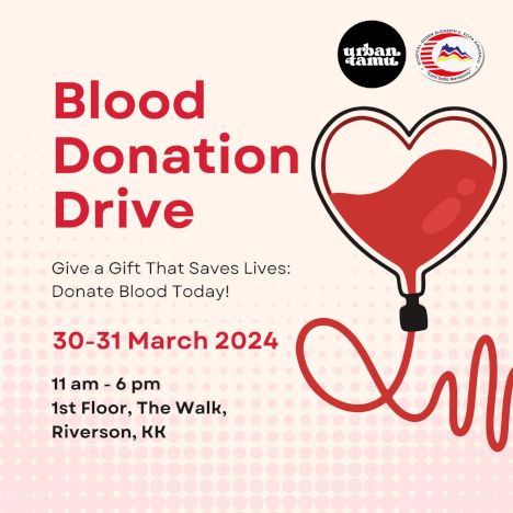 activity poster for Blood Donation Drive