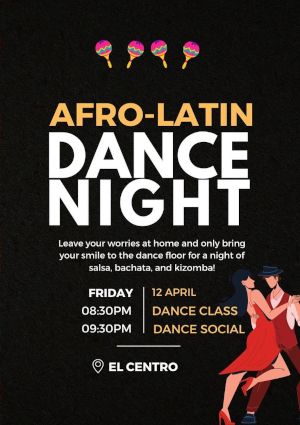 poster for Soirée de danse afro-latine