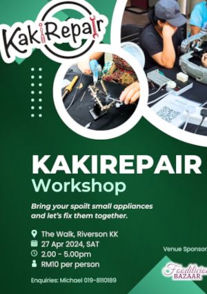 poster for KakiRepair Workshop