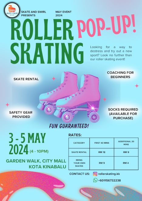 activity poster for Roller Skating Session