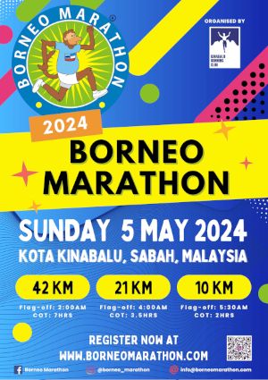 poster for Marathon de Bornéo 2024