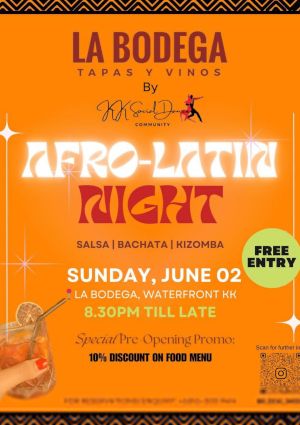 poster for Afro-Latin Dance Night