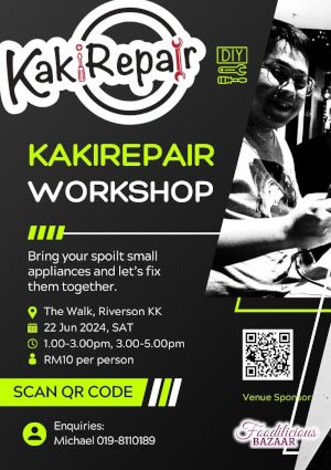 poster for KakiRepair Workshop