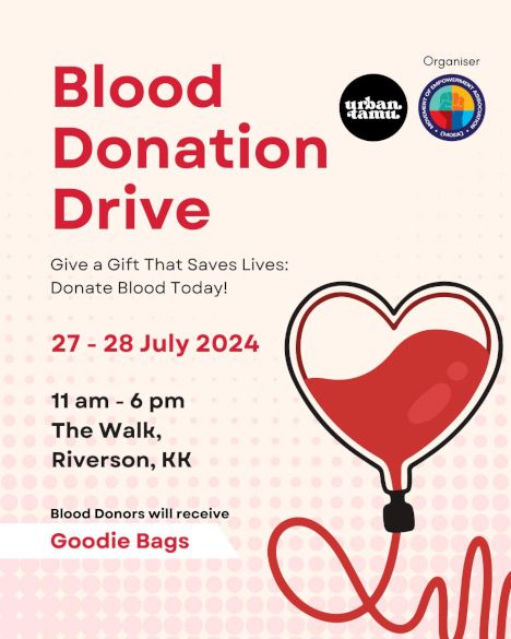 activity poster for Blood Donation Drive