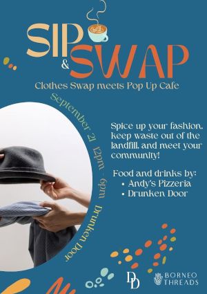 poster for Sip & Swap