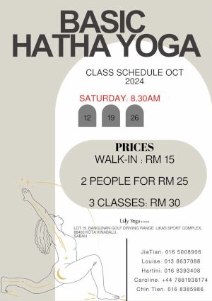 poster for Basic Hatha Yoga Class