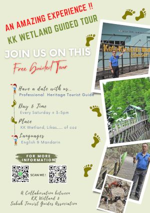 poster for KK Wetland Free Guided Tour